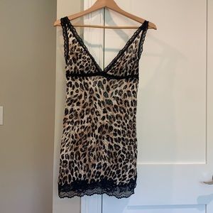 Victoria’s Secret leopard lingere